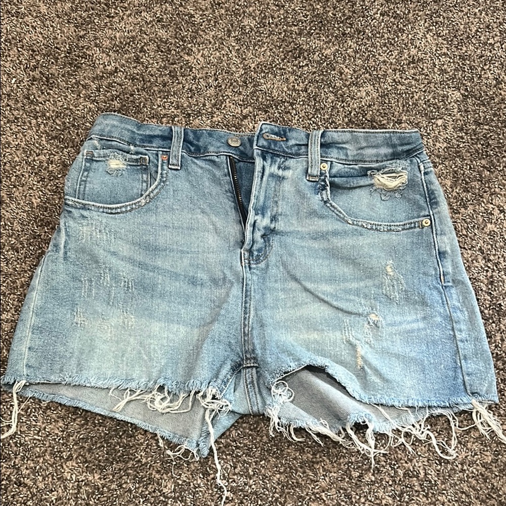 Wild Fable Light Blue Distressed Jean Shorts